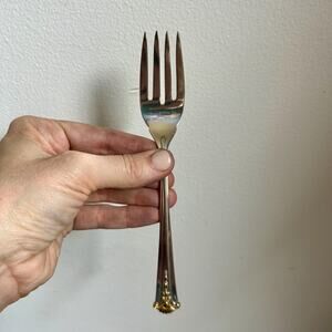Vintage S Kirk & Son Sterling Salad Fork | Silver Salad Fork | 925 Silverware